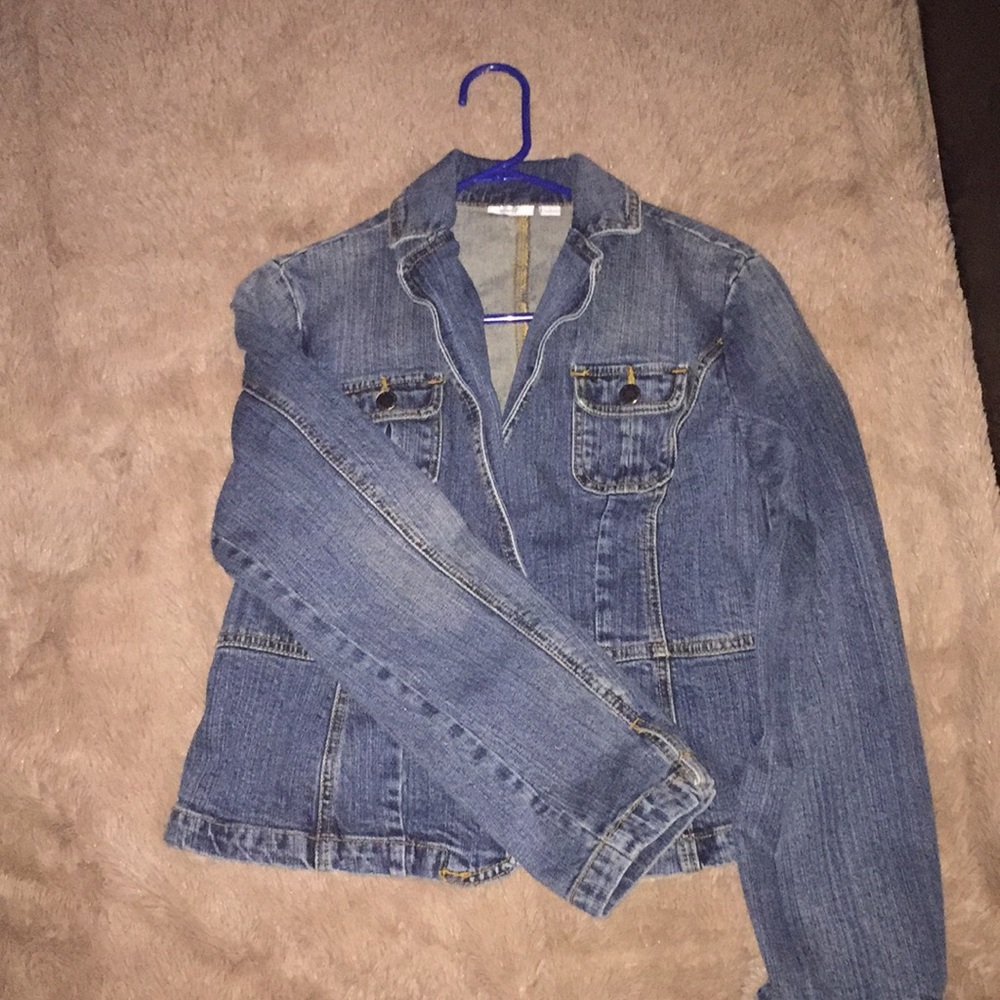 Blazer style jean jacket